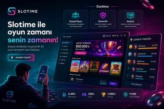 Slotime Platform Tanıtım Görseli